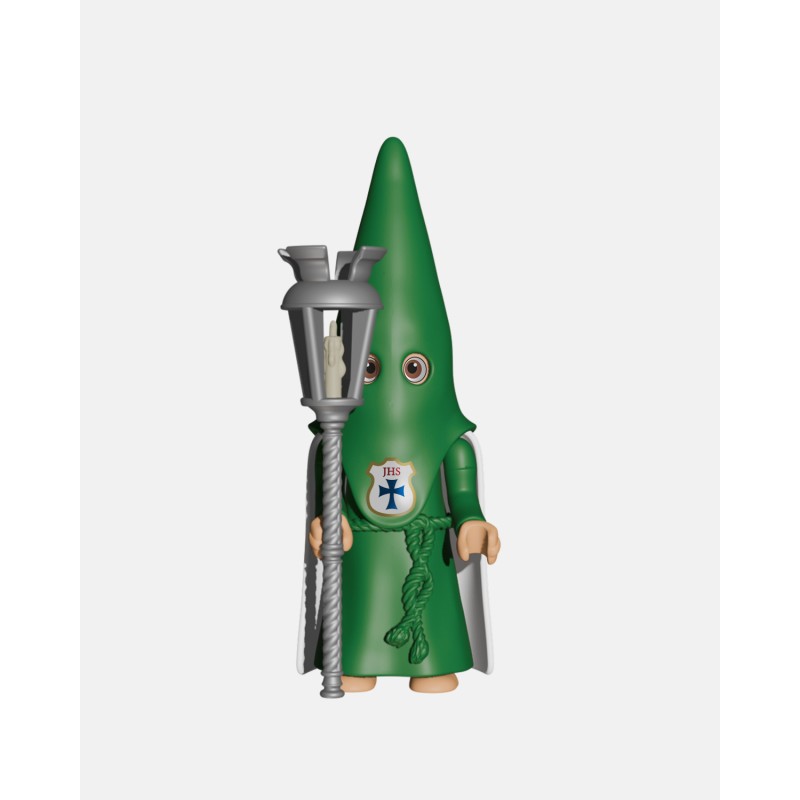 Juguetes Semana Santa Artabán: Pack nazareno verde de capa con farol
