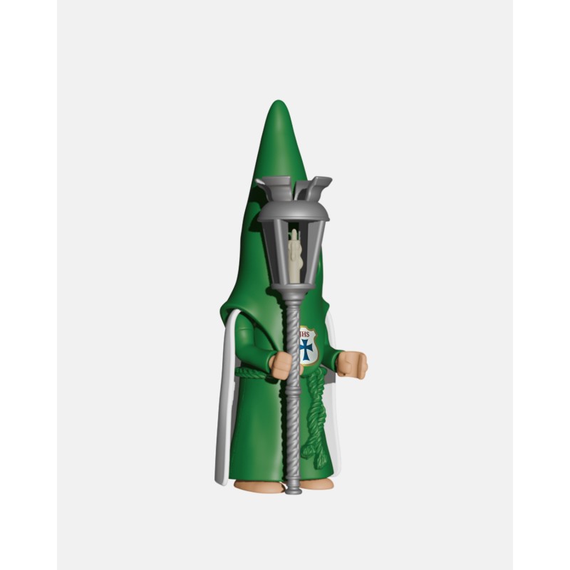 Juguetes Semana Santa Artabán: Pack nazareno verde de capa con farol