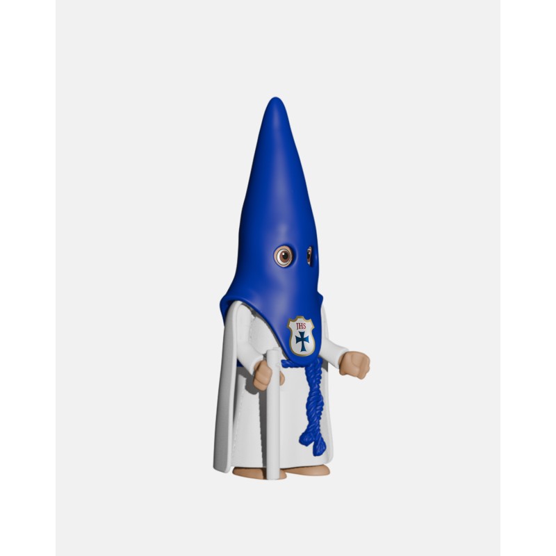 Juguetes Semana Santa Artabán: nazareno azul de capa con Palermo