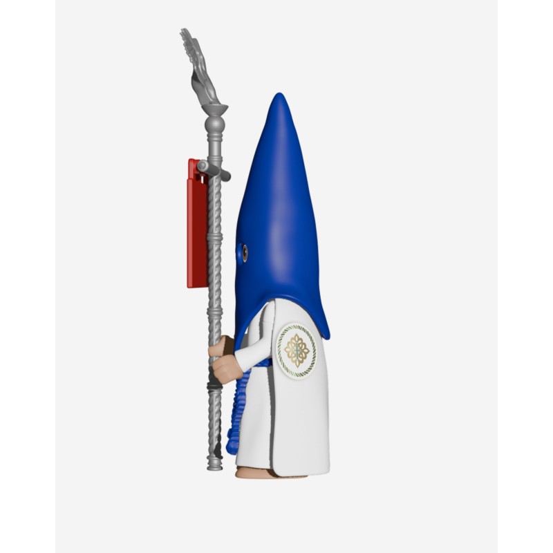 Juguetes Semana Santa Artabán: nazareno azul de capa con senatus