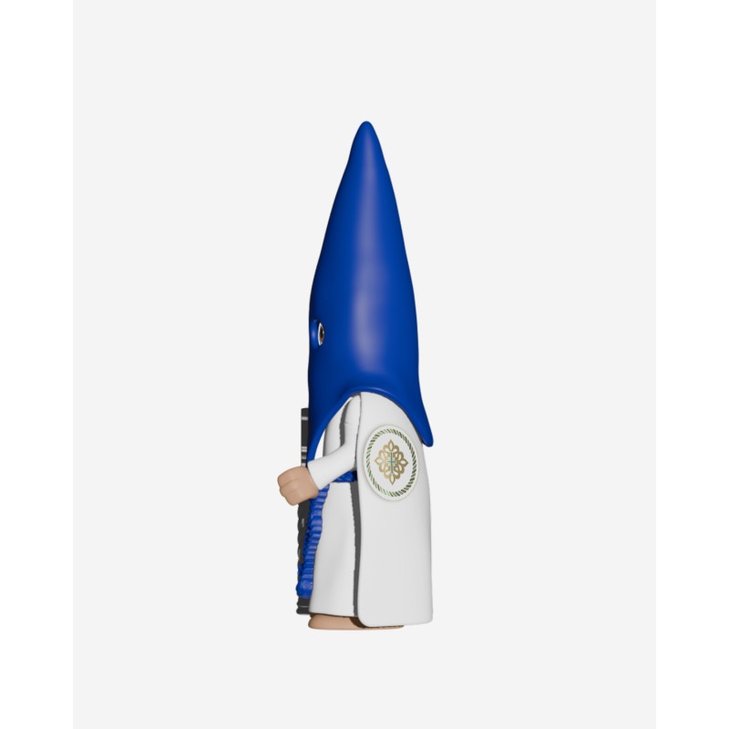 Juguetes Semana Santa Artabán: nazareno azul de capa con vara corta plateada