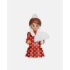Juguetes de Feria Artabán: flamenca roja con lunares blancos