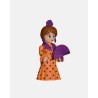Juguetes de Feria Artabán: flamenca naranja con lunares morados