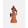 Juguetes de Feria Artabán: flamenca naranja con lunares morados