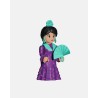 Juguetes de Feria Artabán: flamenca morado con lunares rosa fucsia