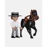 Juguetes de Feria Artabán: amazona con caballo negro
