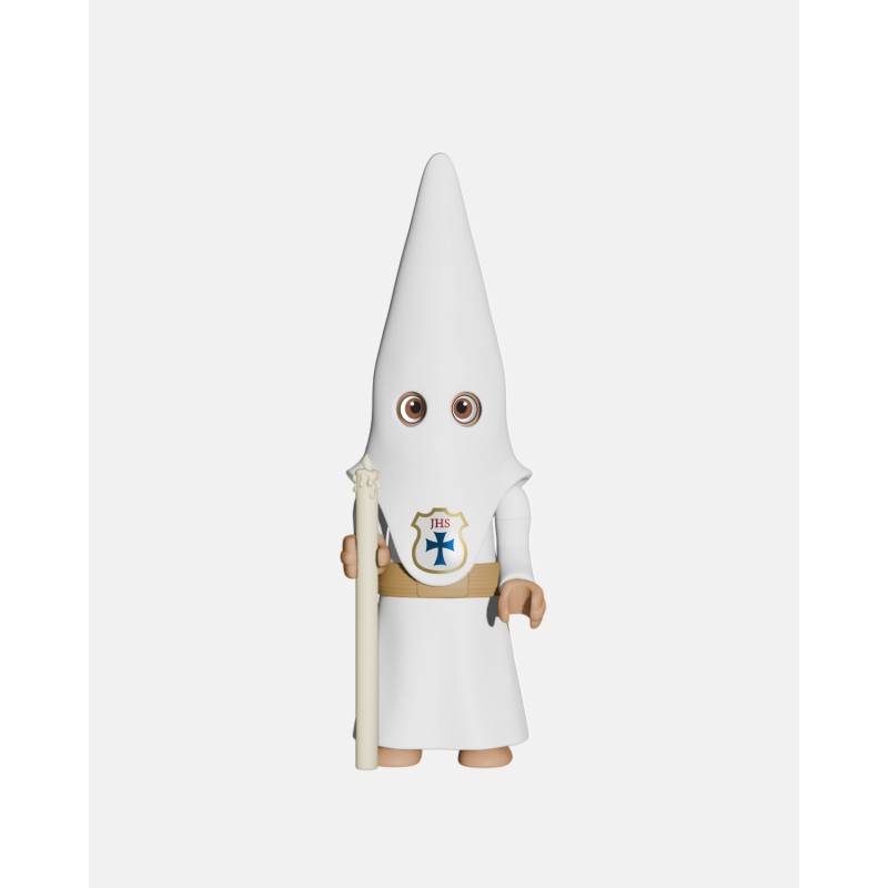 Juguetes Semana Santa Artabán: nazareno blanco de cola con cirio