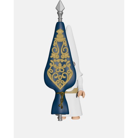Juguetes Semana Santa Artabán: nazareno blanco de cola con bacalao