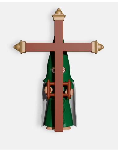 Nazareno Verde Cruz de Guía B0003· Semana Santa · Artabán Juguetes