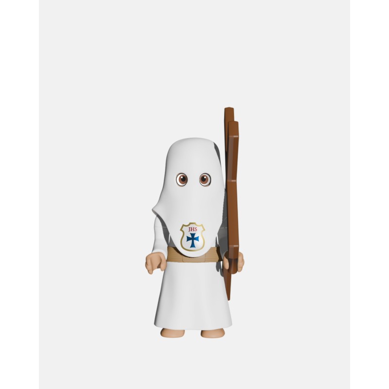 Pack 4 Penitentes Cola Blanco Cruz P6005 · Semana Santa · Artabán Juguetes