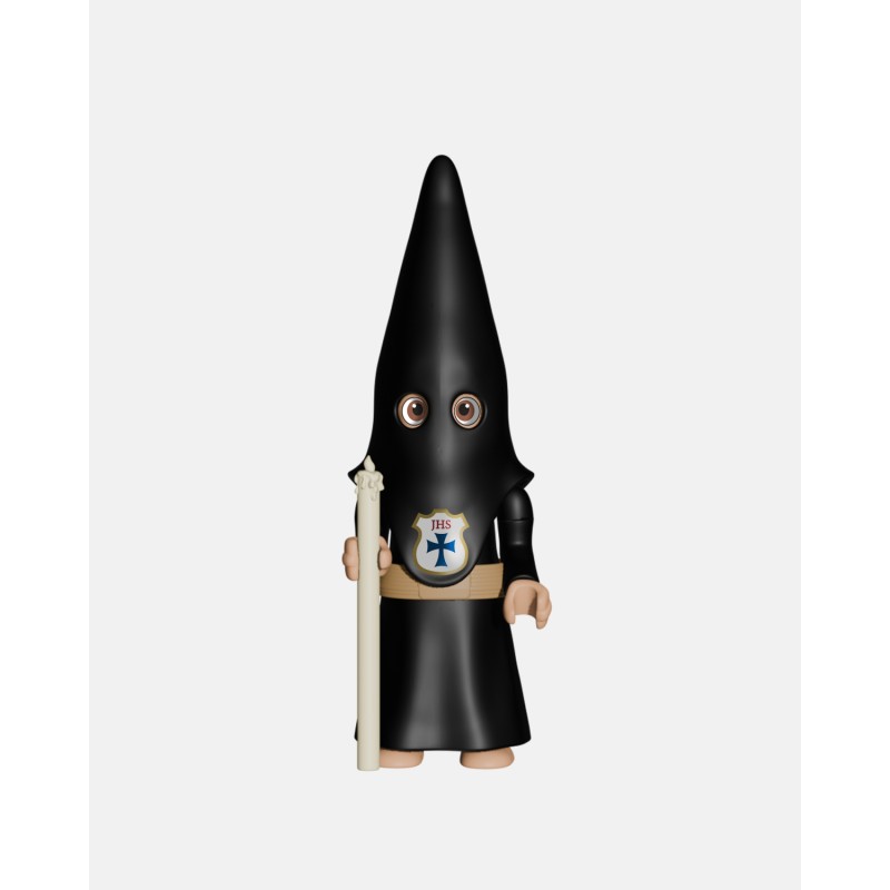 Juguetes Semana Santa Artabán: nazareno negro de cola con cirio