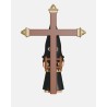 Juguetes Semana Santa Artabán: nazareno negro de cola con cruz de guía