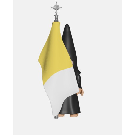 Nazareno Cola Negro Bandera Pontificia B4005 · Semana Santa · Artabán Juguetes