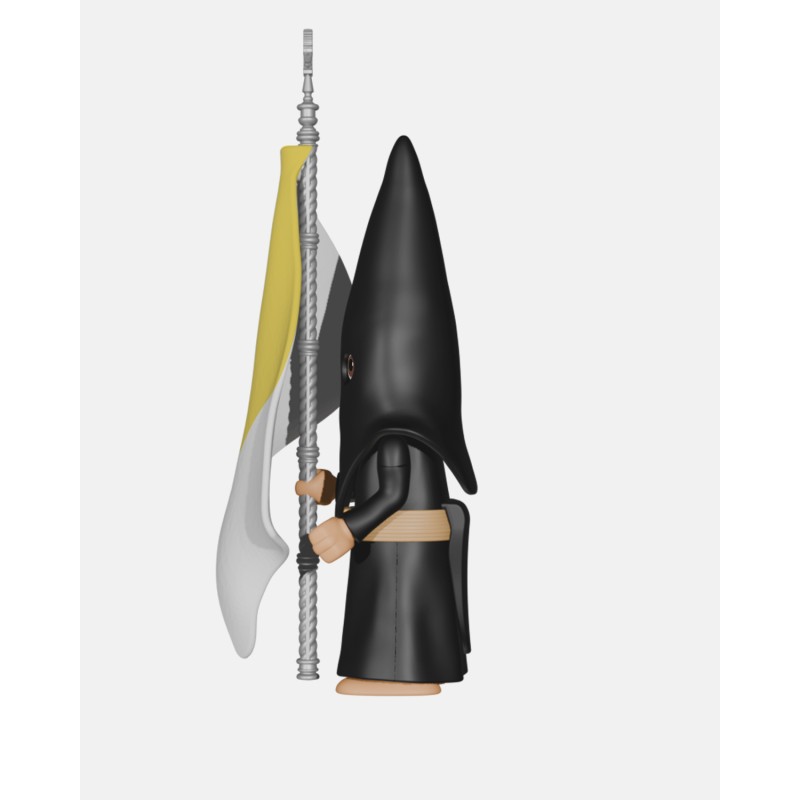 Nazareno Cola Negro Bandera Pontificia B4005 · Semana Santa · Artabán Juguetes
