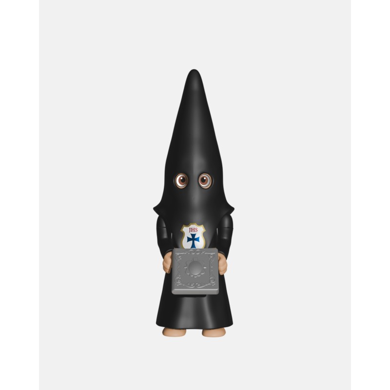 Juguetes Semana Santa Artabán: nazareno negro de cola con libro de reglas