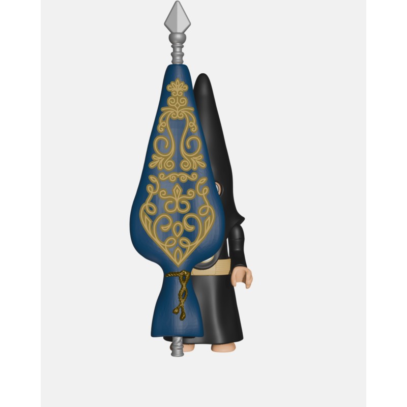 Juguetes Semana Santa Artabán: nazareno negro de cola con bacalao