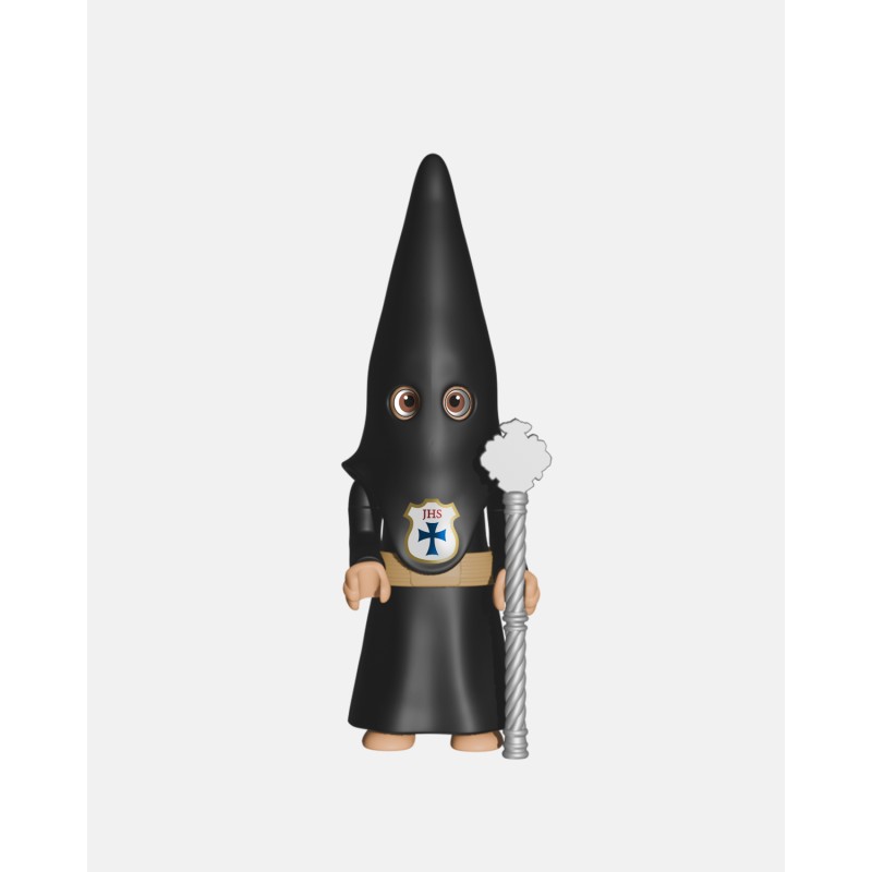 Pack 4 Nazarenos Cola Negro Vara Larga Plateada P4003 · Semana Santa · Artabán Juguetes