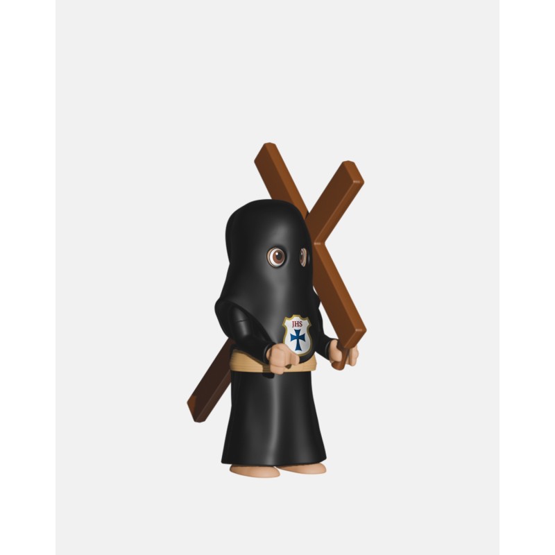 Juguetes Semana Santa Artabán: pack penitente negro de cola con cruz