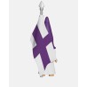 Juguetes Semana Santa Artabán: nazareno morado de cola con bandera de hermandad