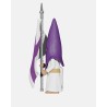 Juguetes Semana Santa Artabán: nazareno morado de cola con bandera de hermandad