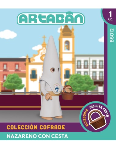 Nazareno con Cesta Hdad de cola blanco