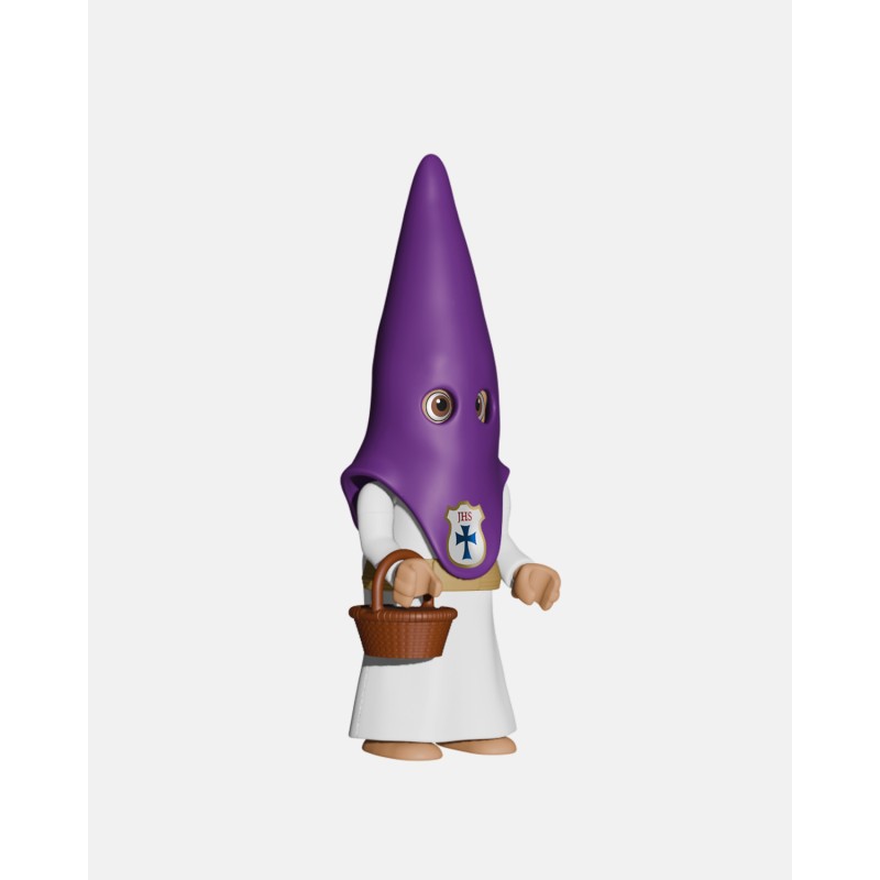 Juguetes Semana Santa Artabán: nazareno morado de cola con cesta