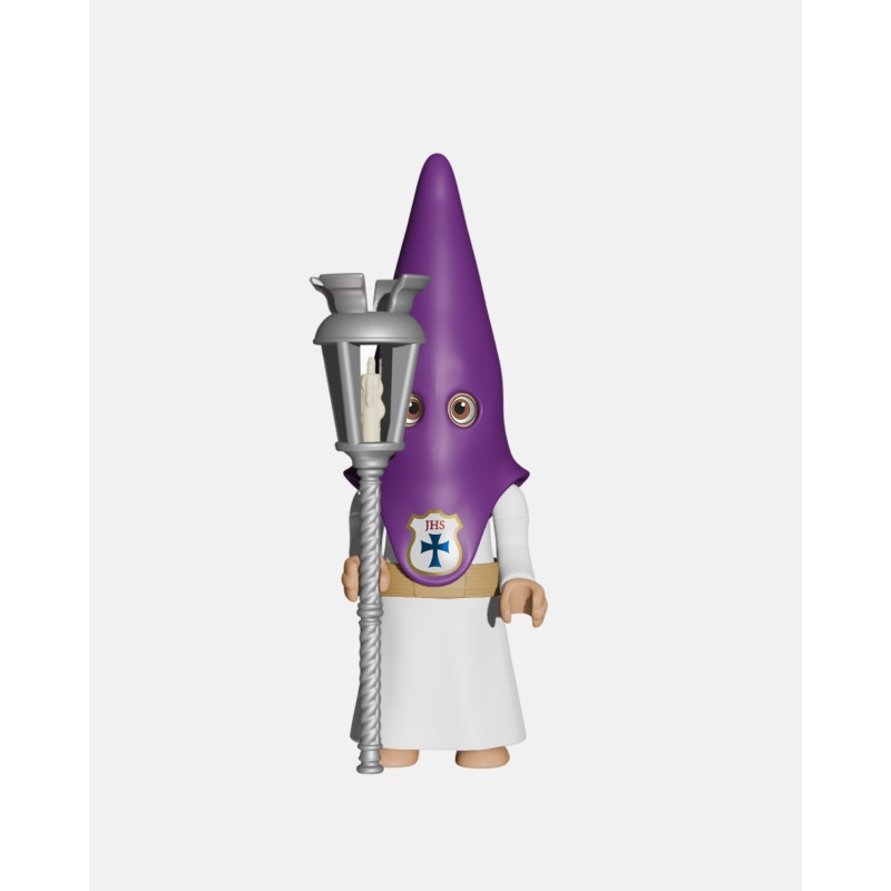 Juguetes Semana Santa Artabán: Pack nazareno morado de cola con farol