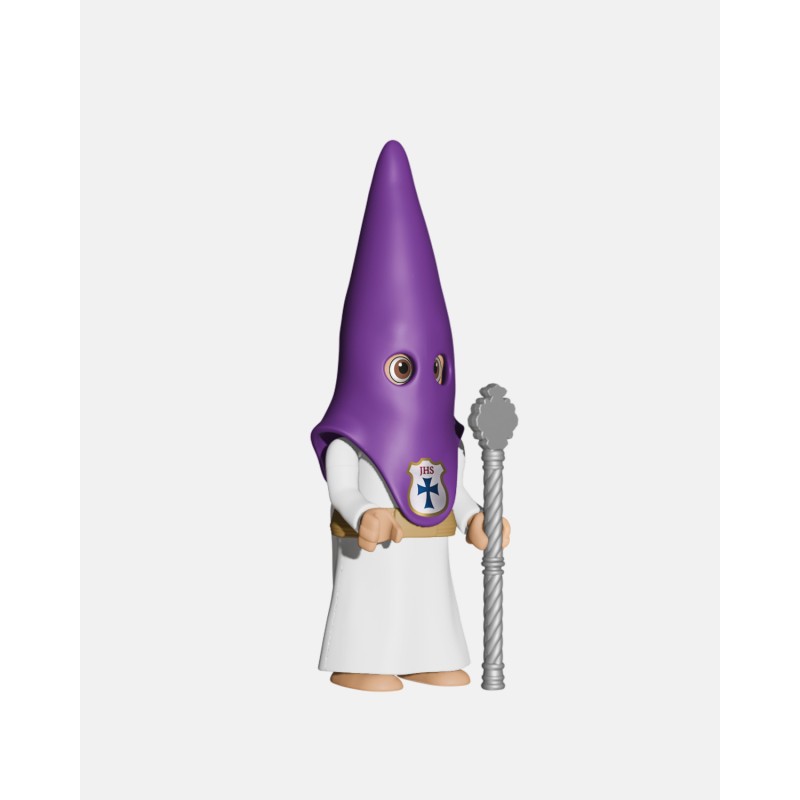 Juguetes Semana Santa Artabán: pack nazareno morado de cola con vara larga