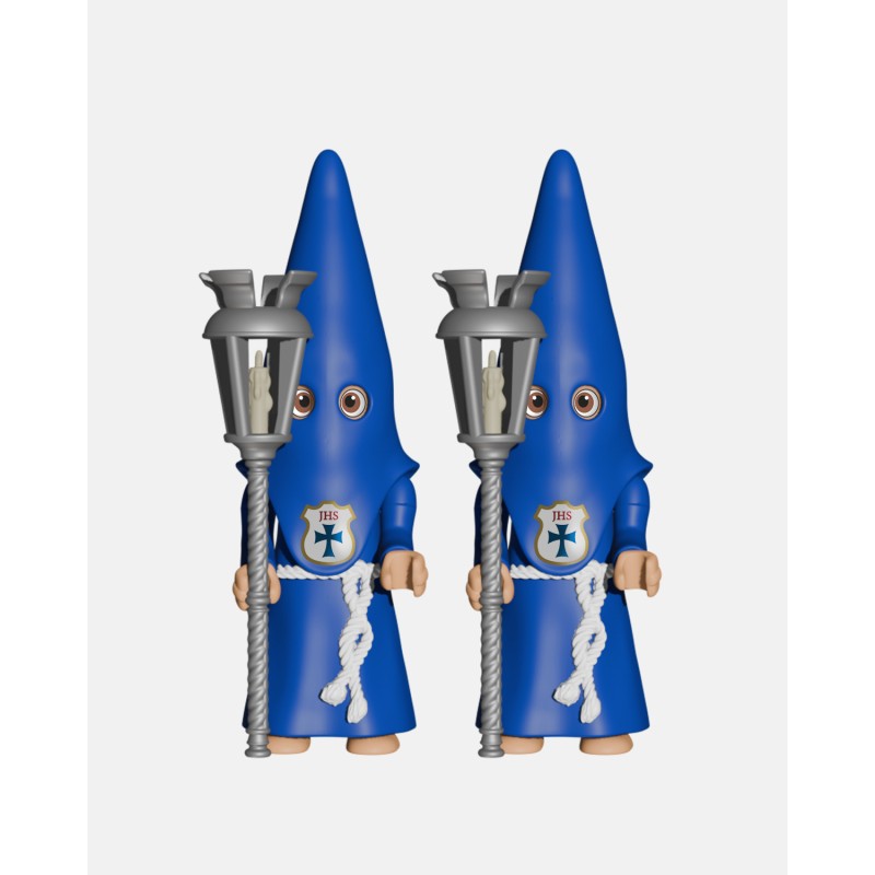 Juguetes Semana Santa Artabán: Pack nazareno azul de cola con farol