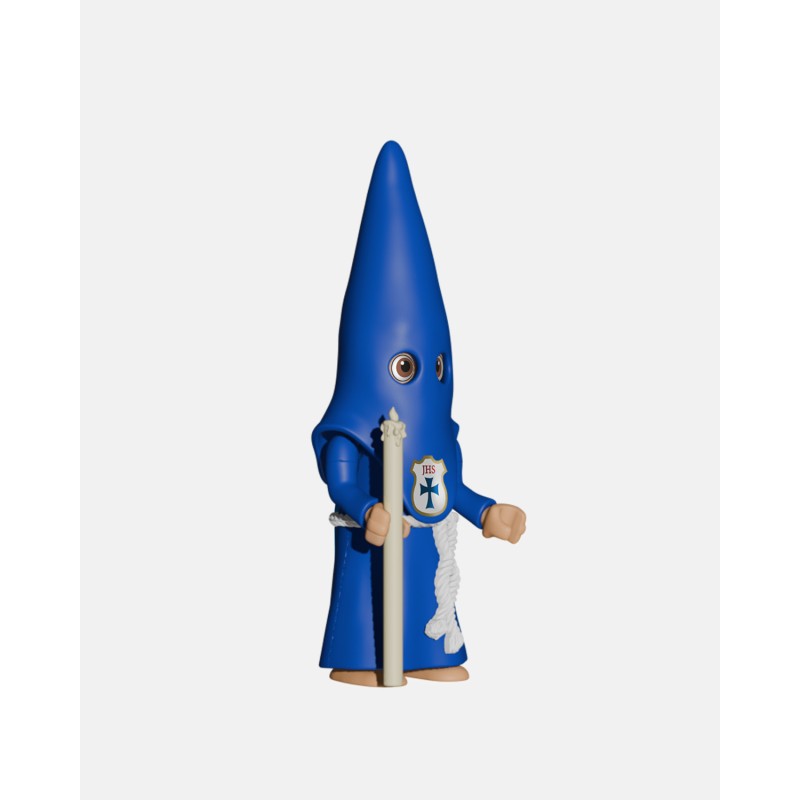 Juguetes Semana Santa Artabán: nazareno azul de cola con cirio