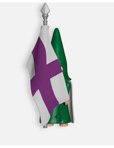 Nazareno Verde Bandera de Hermandad B0010 · Semana Santa · Artabán Juguetes