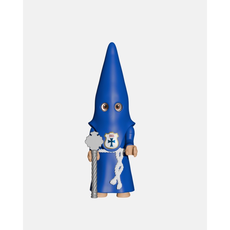 Juguetes Semana Santa Artabán: nazareno azul de cola con vara corta