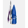 Juguetes Semana Santa Artabán: nazareno azul de cola con bandera hermandad