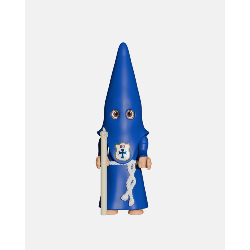 PACK 4 Nazarenos cola azul + Cirio
