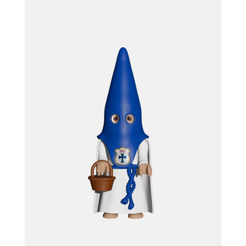 Juguetes Semana Santa Artabán: nazareno azul de capa con cesta