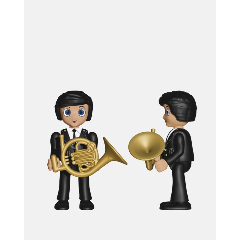 Juguetes Semana Santa Artabán: pack músico negro con tuba y trompa