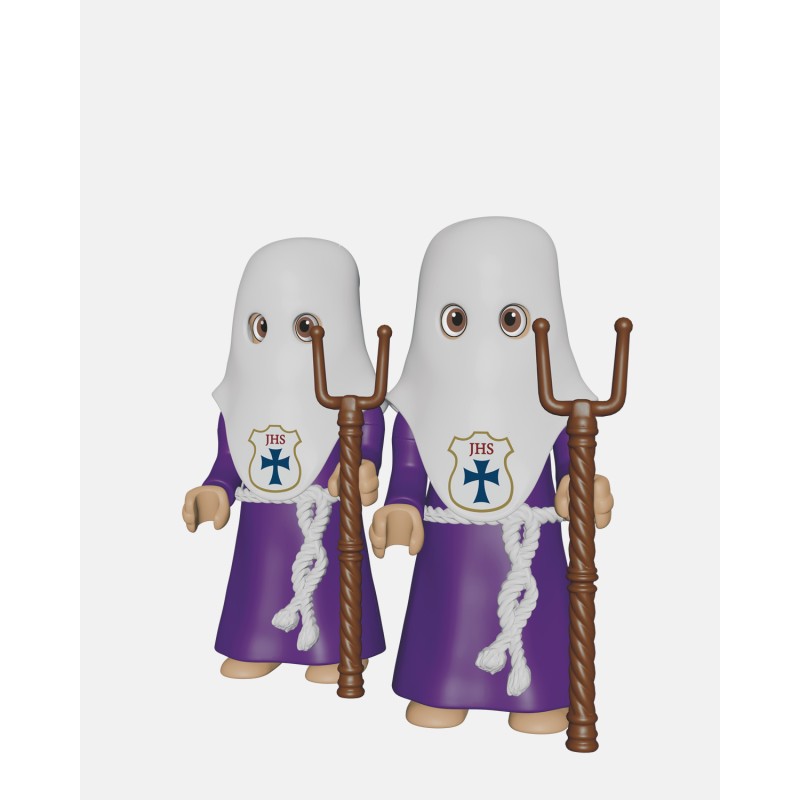 Juguetes Semana Santa Artabán: maniguetero morado con horquilla