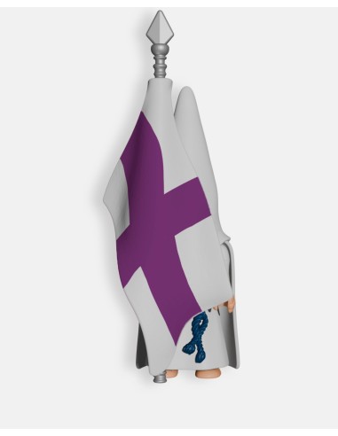 Nazareno Blanco Bandera Hermandad B1025 · Procesiones Semana Santa · Artabán Juguetes