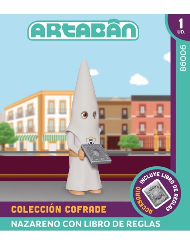 Nazareno con Libro de Reglas Hdad de cola blanco