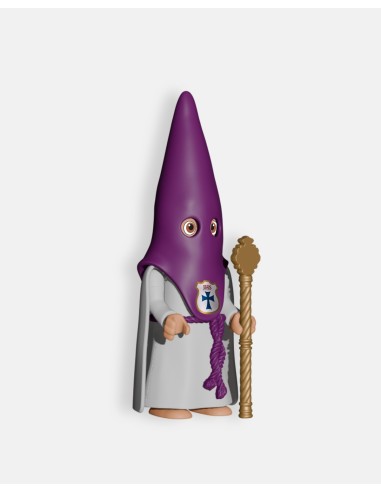 Nazareno Morado Vara Larga Dorada B1035 · Procesiones Semana Santa · Artabán Juguetes