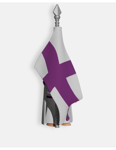 Nazareno Morado Bandera Hermandad B1036 · Procesiones Semana Santa · Artabán Juguetes