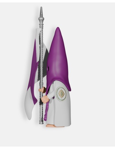 Nazareno Morado Bandera Hermandad B1036 · Procesiones Semana Santa · Artabán Juguetes