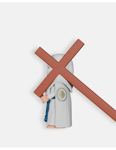 Penitente Blanco Cruz B1013 · Semana Santa · Artabán Juguetes