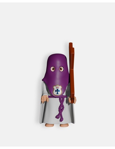 Penitente Morado Cruz B1160 · Semana Santa · Artabán Juguetes