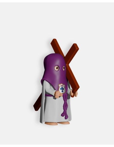 Penitente Morado Cruz B1160 · Semana Santa · Artabán Juguetes
