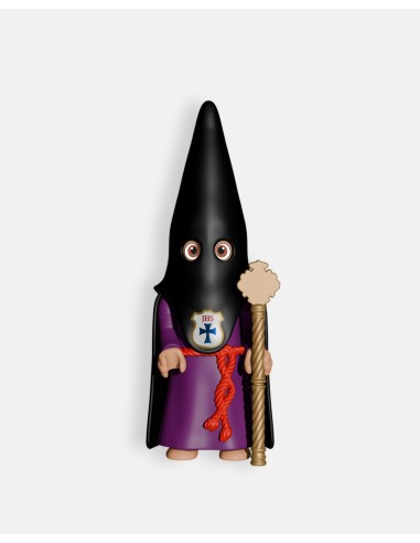 Nazareno Negro Vara Larga Dorada B3008 · Semana Santa · Artabán Juguetes