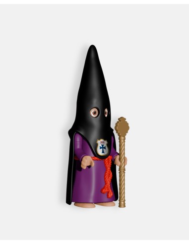 Nazareno Negro Vara Larga Dorada B3008 · Semana Santa · Artabán Juguetes