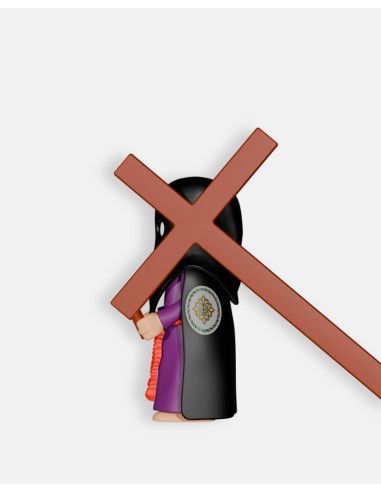 Penitente Negro Cruz B3013 · Procesiones Semana Santa · Artabán Juguetes