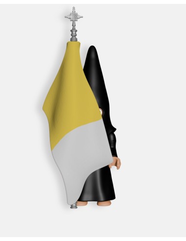 Nazareno Cola Negro Bandera Pontificia B4005 · Semana Santa · Artabán Juguetes