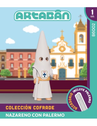 Nazareno con palermo Hdad de cola blanco